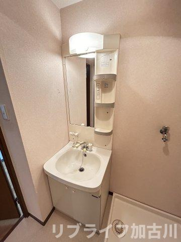 ソフィア21溝之口Ⅱの独立洗面台