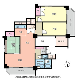 | 【日車マンション平和が丘A棟】仲介手数料無料！平和が丘小学校・猪子石中学校
