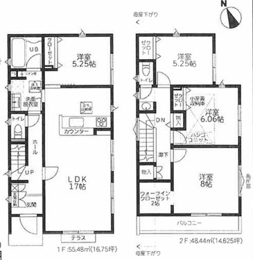 茅ヶ崎市甘沼　新築戸建　全４棟の間取り|４号棟