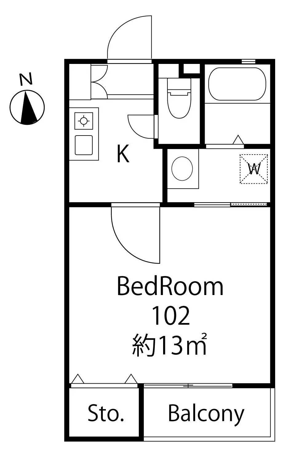 AP1030 リブレア姪浜A棟 102の間取り|




