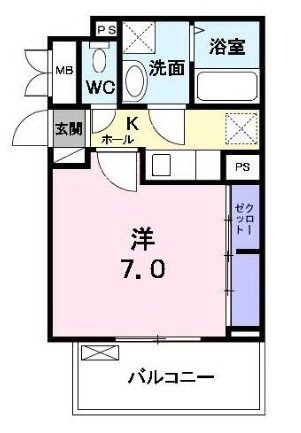 フォレストオハナ　Ｃ棟の間取り