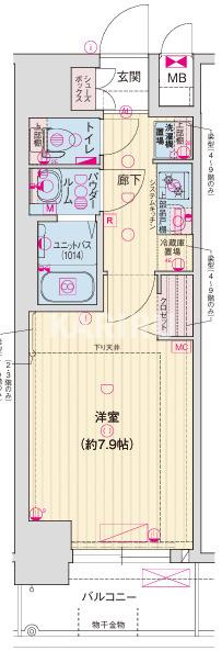 ソルテラス関目高殿駅前の間取り