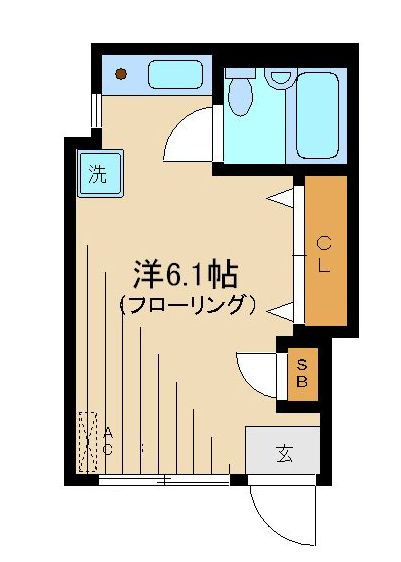 アパートメントアドニスの間取り|間取りです。