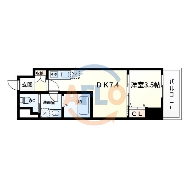 フウキレジデンス平野の間取り|フウキレジデンス平野　間取り