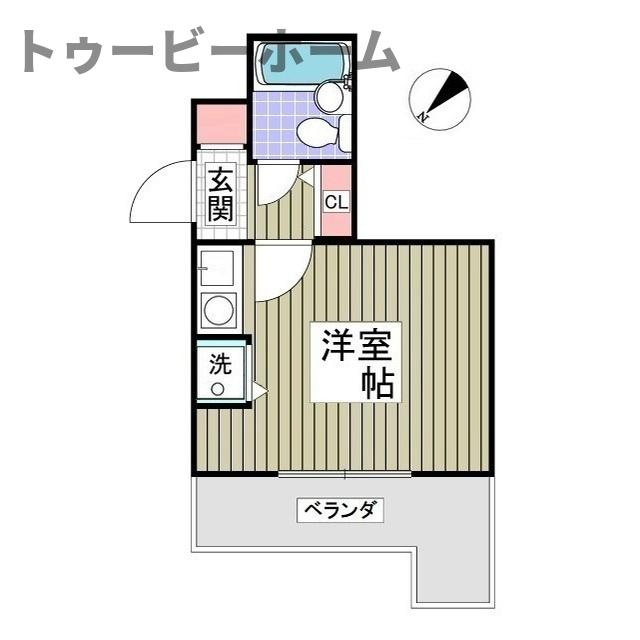 杉浦ハイツ狭山の間取り