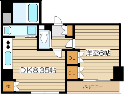 【間取り】 | アフィット天満橋