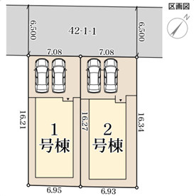 リーブルガーデン神戸市西区狩場台6期の区画図