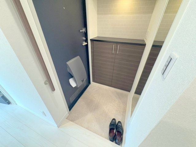 くるみハイツの玄関|シンプルで使いやすい玄関です