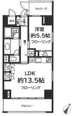 ロジュマン湘南の間取り