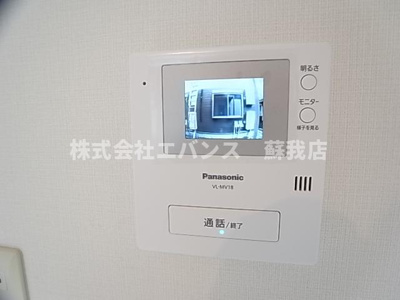 【セキュリティ】 | フォレストツインハウスII | モニター付きインターホンです