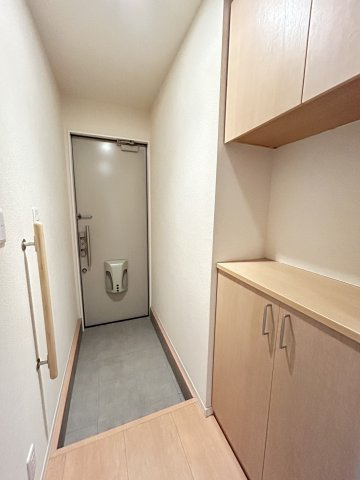 高砂市阿弥陀町阿弥陀のアパートの玄関|１階の間取りのお写真です