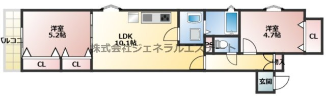 【間取り】 | ラモーナ倉治