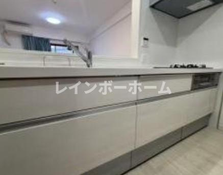 クレストフォルム松戸ウッドスクエア　【仲介手数料：50％OFF】対象物件！のキッチン|きれいなキッチンです