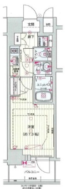 プレサンスジェネ浅草ＥＡＳＴの間取り