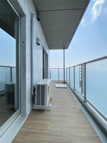 熊本市東区保田窪３丁目の賃貸マンションのバルコニー