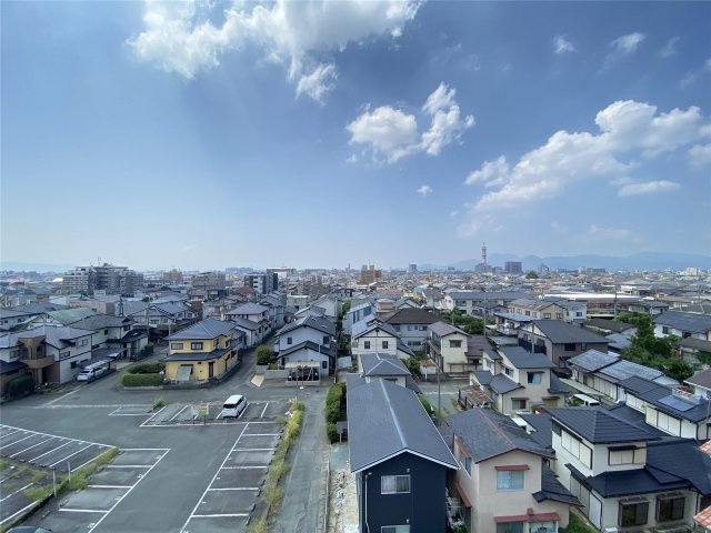 熊本市東区保田窪３丁目の賃貸マンションの展望
