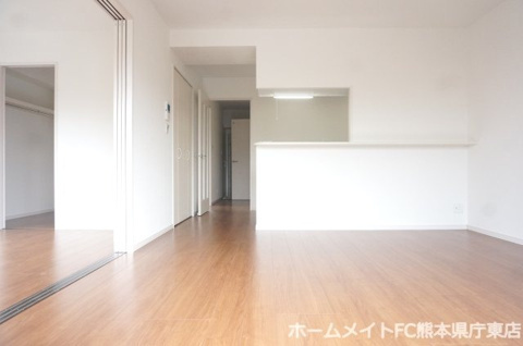 熊本市東区保田窪３丁目の賃貸マンションの居間・リビング