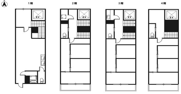 堺市堺区一条通　貸店舗の間取り