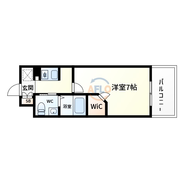 アービングNeo平野駅前の間取り|アービングNeo平野駅前　間取り