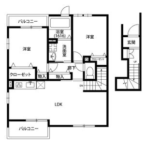 【間取り】 | アンプルールリーブルサクラージュII