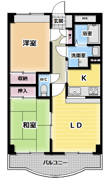 ヴェルシャトー京都の間取り