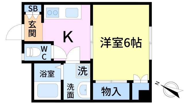 グリーンハイツの間取り
