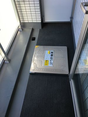 錦糸町ｲﾝﾀｰﾅｼｮﾅﾙﾚｼﾞﾃﾞﾝｽのバルコニー