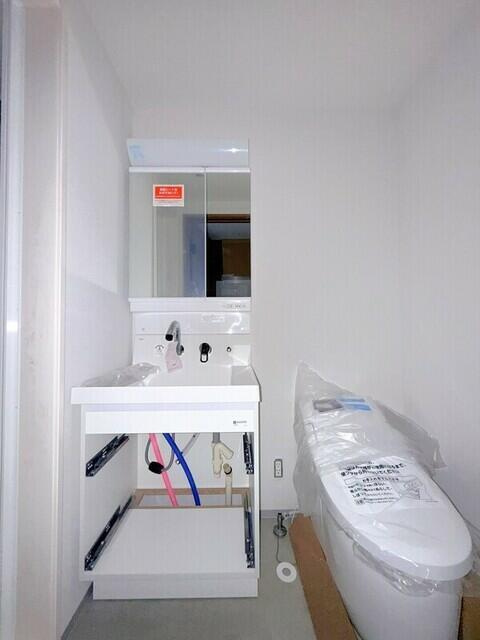 古淵Ｓｌｉｔの独立洗面台|ただいま建築中（写真は別タイ…