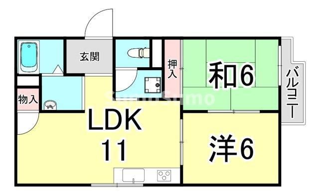 ファミール御影の間取り