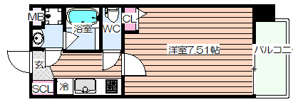 【間取り】 | メトローサ南森町