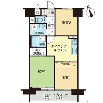 【間取り】 | ライオンズマンション練馬