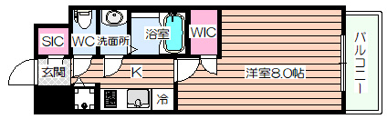 【間取り】 | ワールドアイ阿波座パークサイド