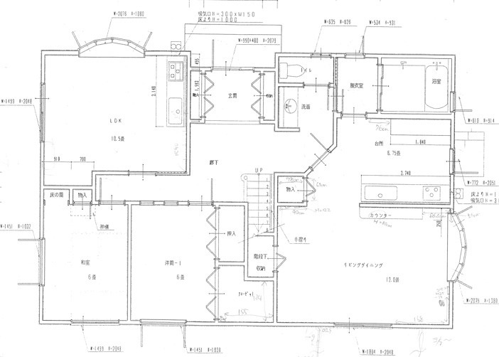 さくら市喜連川　中古住宅の地図|１階間取