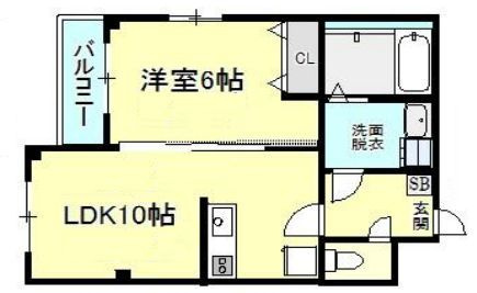 カーサメイプル千葉中央の間取り