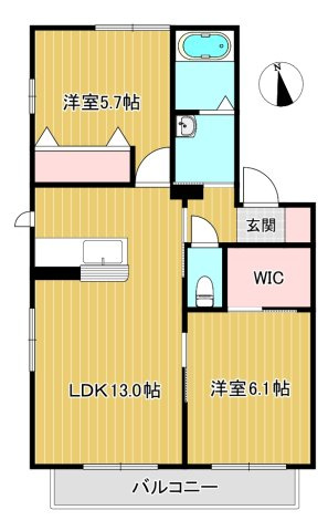 カーサポルポ　C棟の間取り