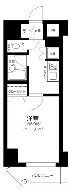 リクレイシア蒲田の間取り