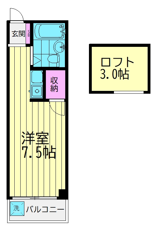 シャローム蒲田の間取り