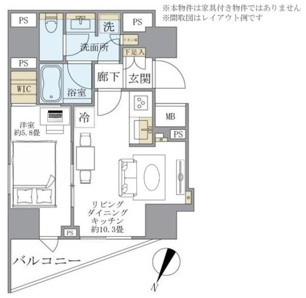 パークハウス牛込神楽坂の間取り