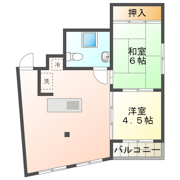 ソレイユ王塚台の間取り