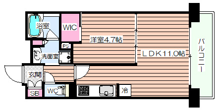 【間取り】 | アジュールコート福島