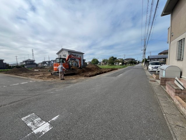 【Livele Garden】　下都賀郡野木町友沼　全3邸の前面道路含む現地写真|〇前面道路〇
北西側約6m
2026年8月撮影