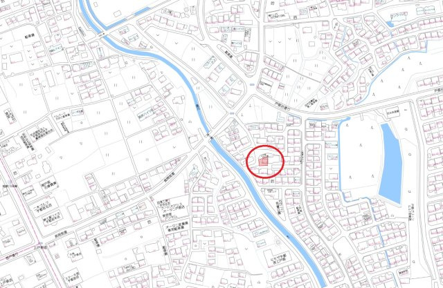 宇都宮市上戸祭町　戸建の地図