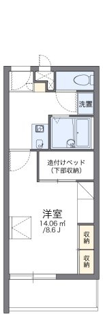 【間取り】 | レオパレスメルツェⅡ