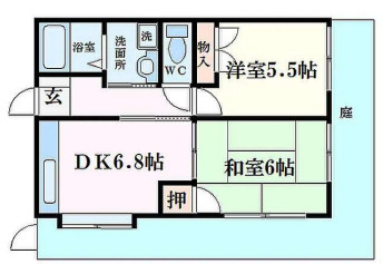リビエール芦屋の間取り