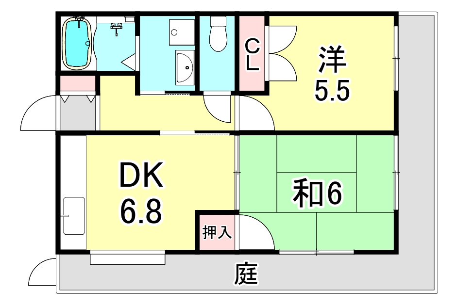 リビエール芦屋の間取り