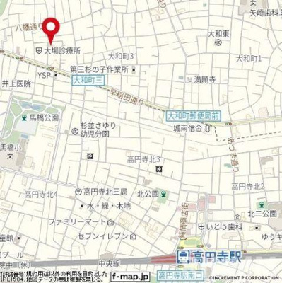 【地図】 | スカイコート高円寺