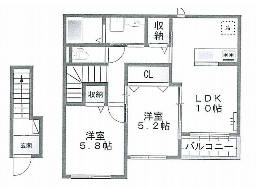 ライズアップの間取り