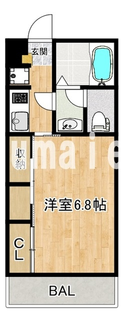 リブリ・プランドール大宮の間取り|間取り図