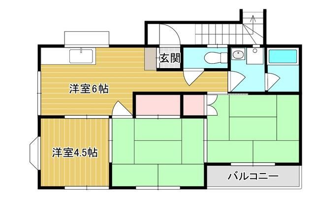 関屋ハイツの間取り