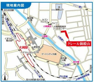 【地図】 | クレール御殿山（大崎）